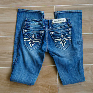 Rock Revival Dasha Boot Flap Pocket Jeans 24